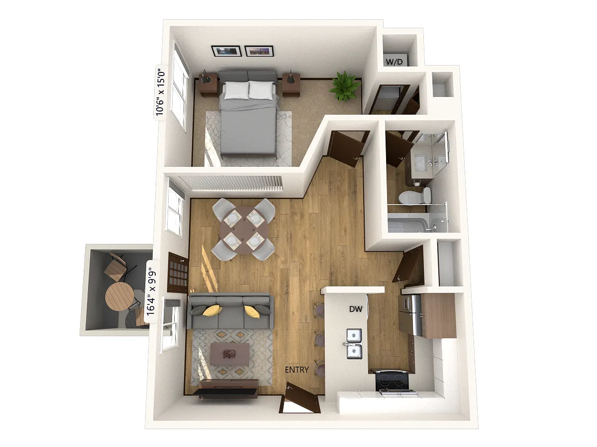 Floor plan 204