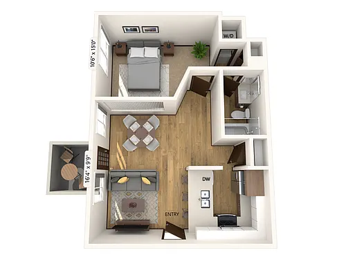 Floor plan 204