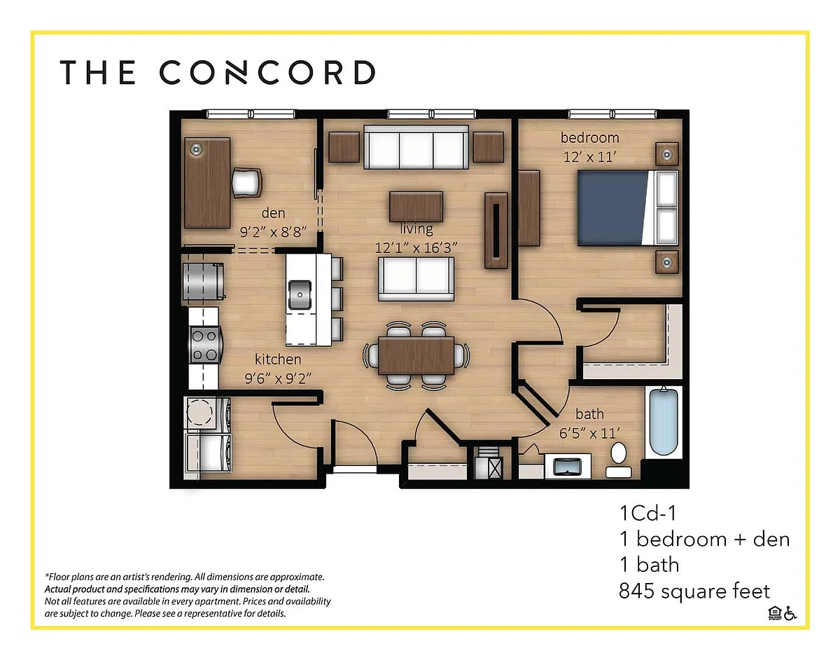 Floor plan 1CD-1