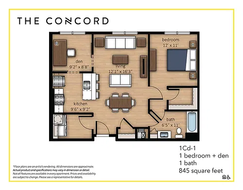 Floor plan 1CD-1
