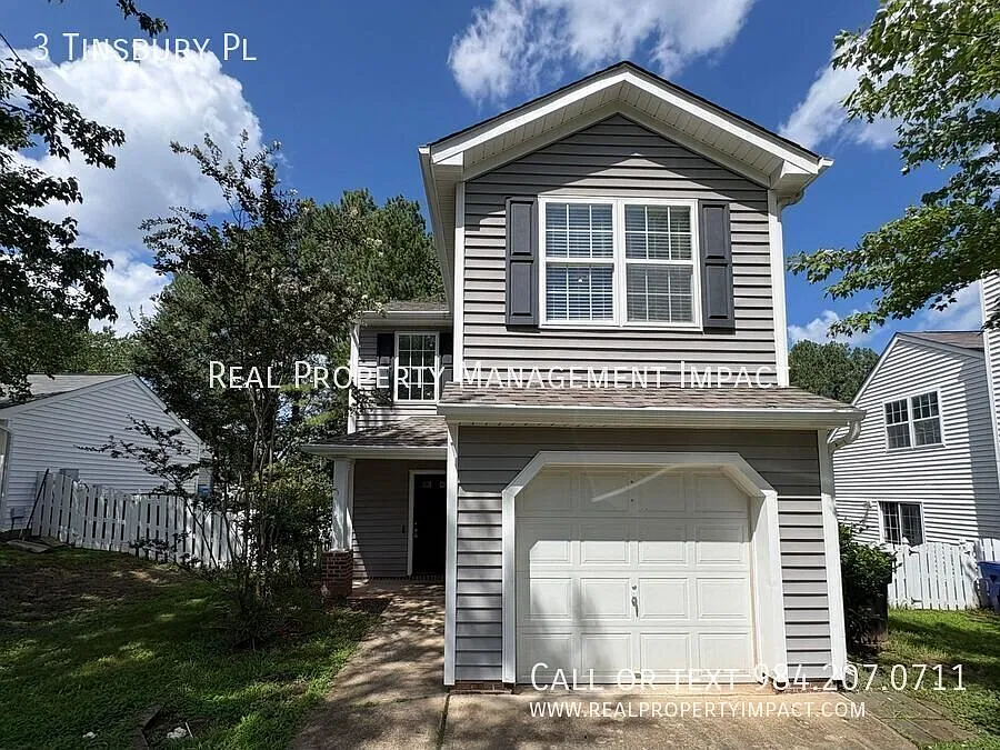 Move-In Special: 3-Bed, 2.5-Bath South Durham Home With Fenced Yard, Near Southpoint & I-40 — Photo 1