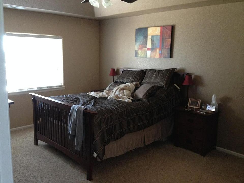 Master bed with attached bath