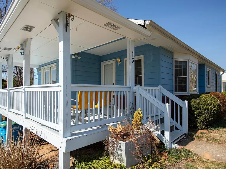 Wrap around porch.