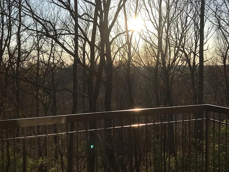 View from the balcony/sunset