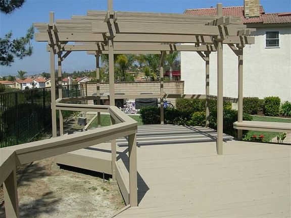 Custom back yard deck