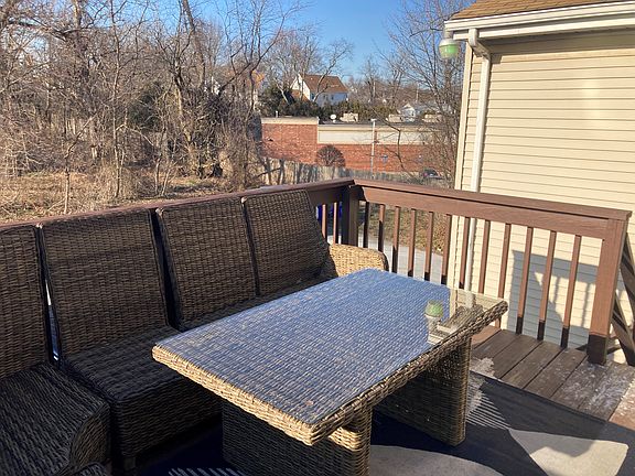 Deck off of the kitchen