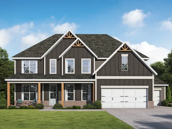 Wesley 3-Car Plan, The Manor at Gainesville Township