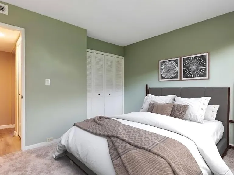 Second bedroom. Paint color is updated to neutral color.