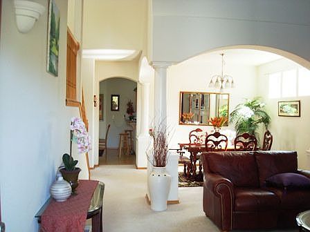 2 beautiful living rooms with a lot of natural light.