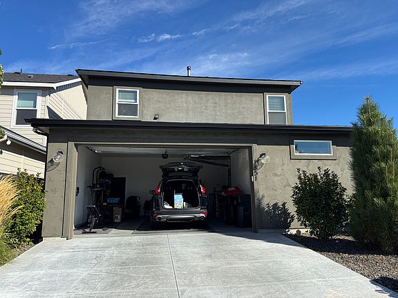 two car garage space