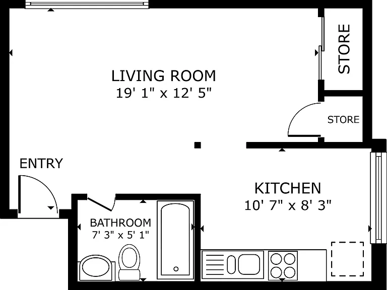 Studio Floorplan Studio Floorplan