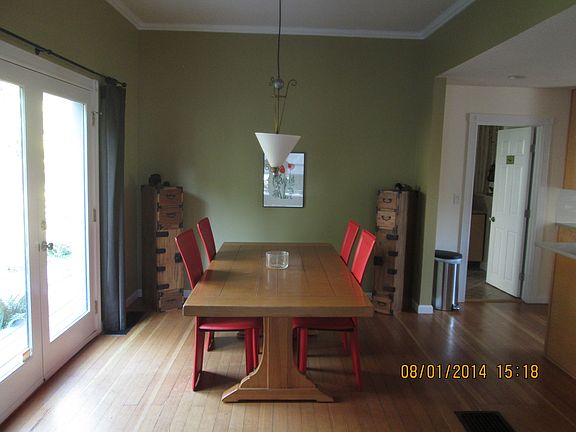 Dining with French doors