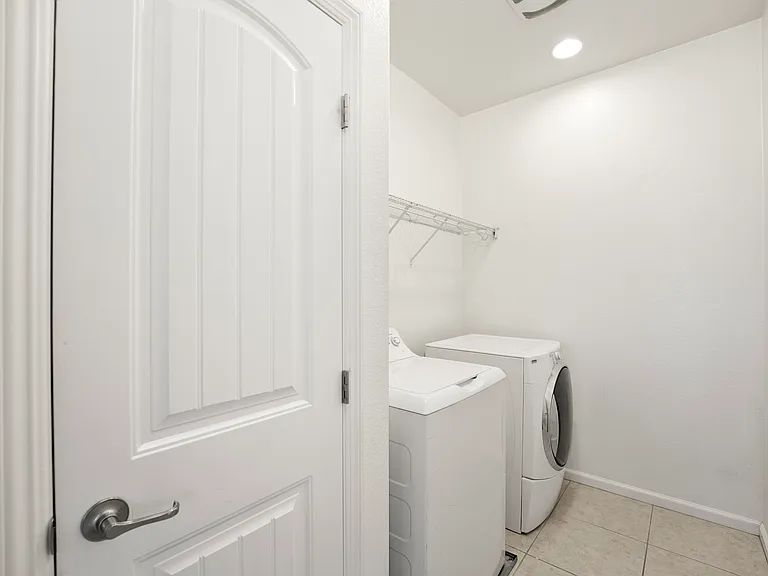 Upstairs laundry room