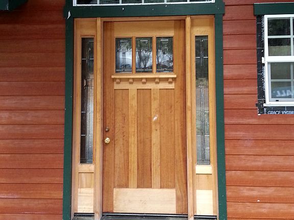 Dramatic oversized entry