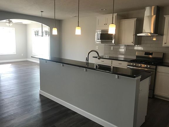 Kitchen, dining and sun room