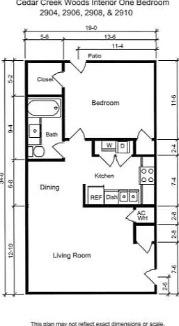 1 bed, $810 — Photo 3