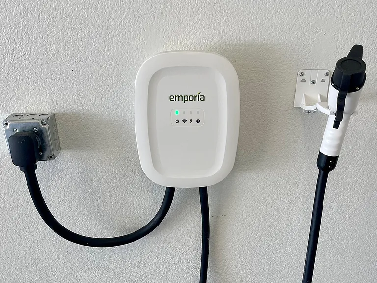 New EV charging Station in the Garage