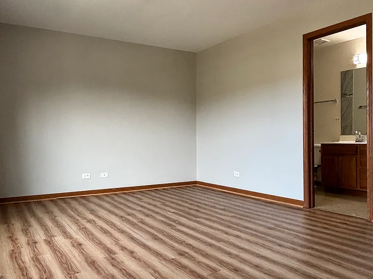 Master bedroom with full bath