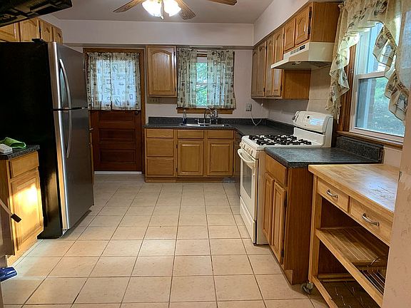 Kitchen from dining area