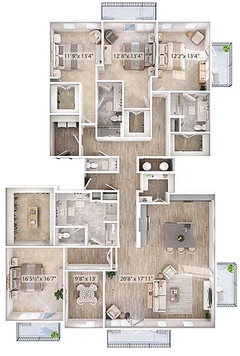 Floor plan PH2
