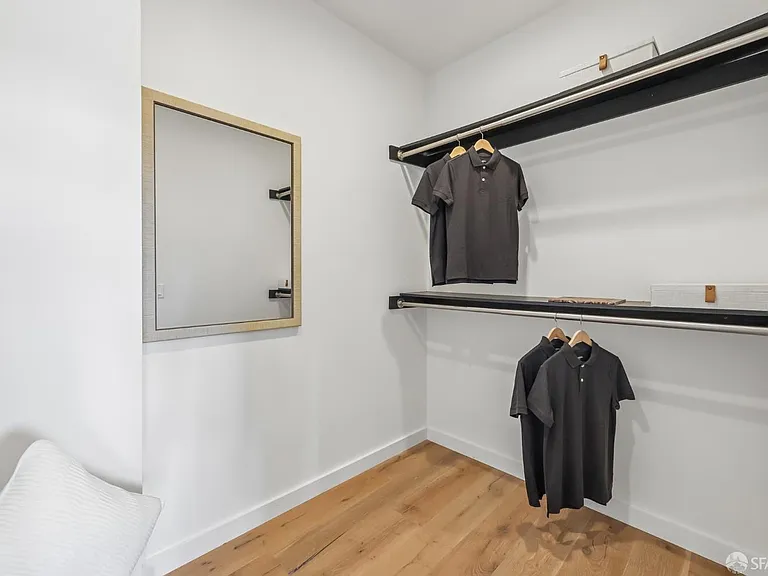 Master walk in closet