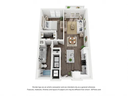 Floor plan Thomas Creek
