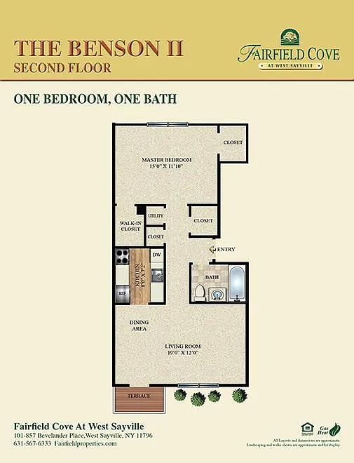 Floor plan The Benson II