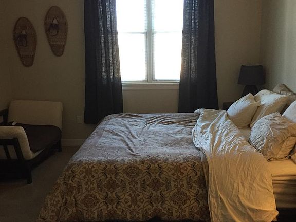 master bedroom with high ceilings, large enough for king-siz