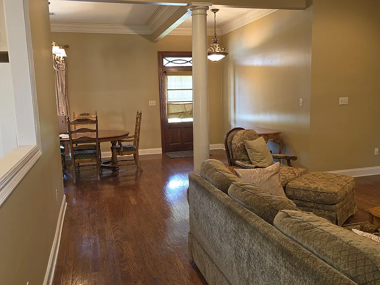 View of front door