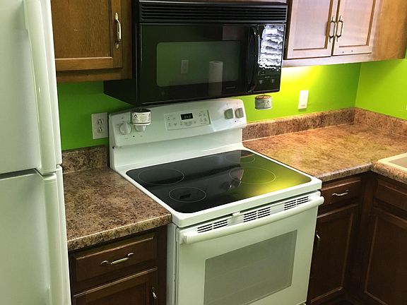 New countertops, new sink and faucet, newer GE appliances.