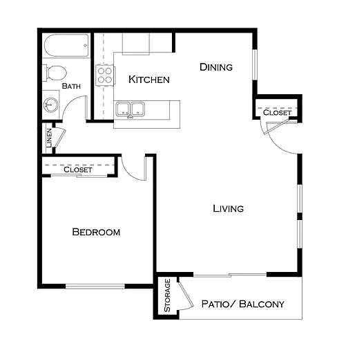 Floor plan EV1-4B