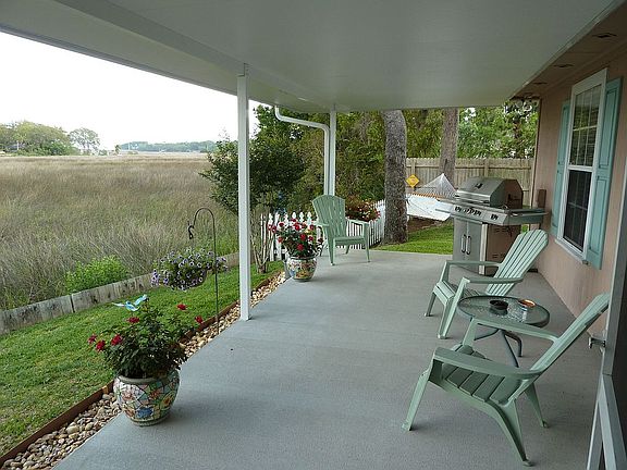 View north from back porch