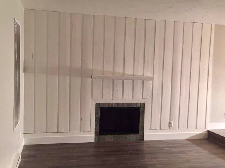 Living area accent wall