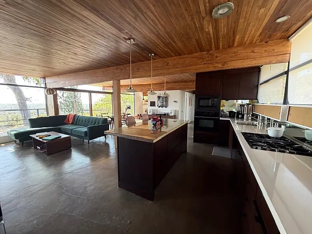 Expansive wide-angle view highlighting the home's open floor plan.
