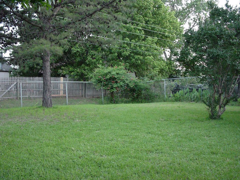 Large back yard