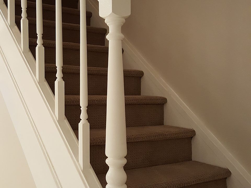 Stairs-New carpet throughout