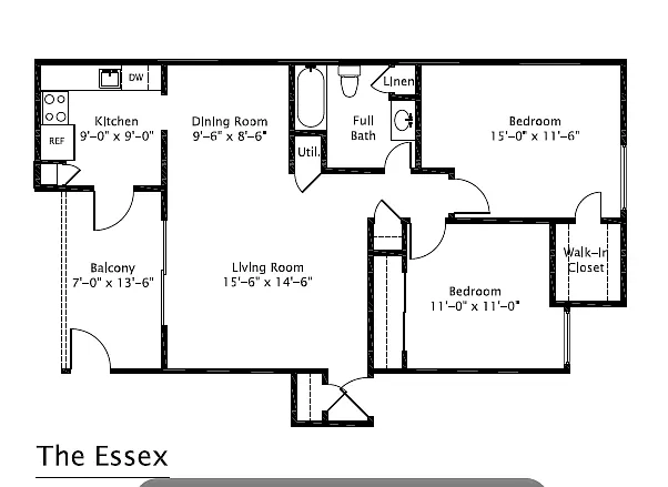 Floor plan Essex