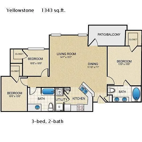 Floor plan Yellowstone