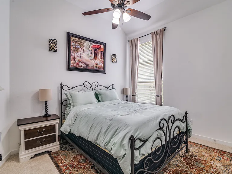 Second bedroom with a walk-in closet.