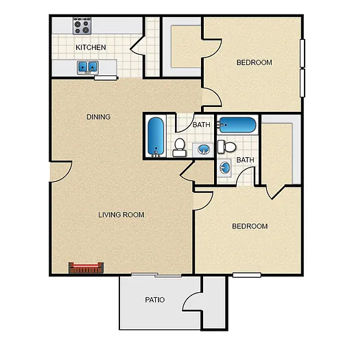 Floor plan B2