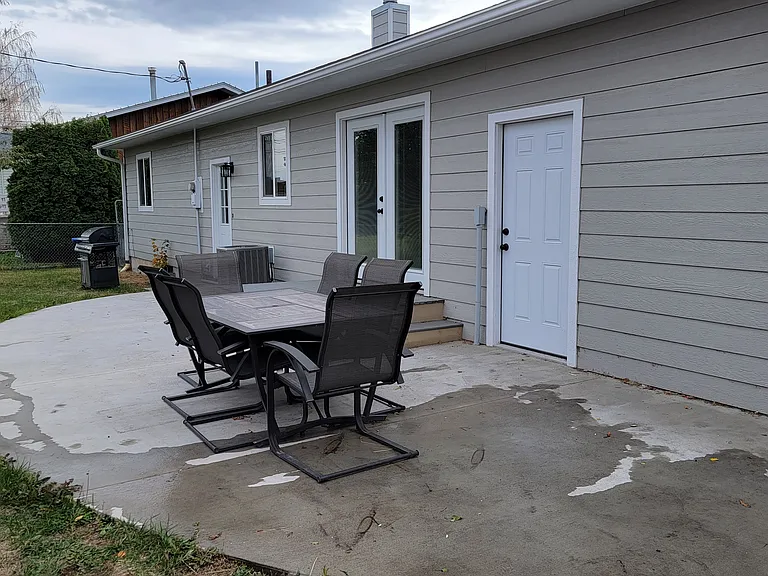 Back of house and patio