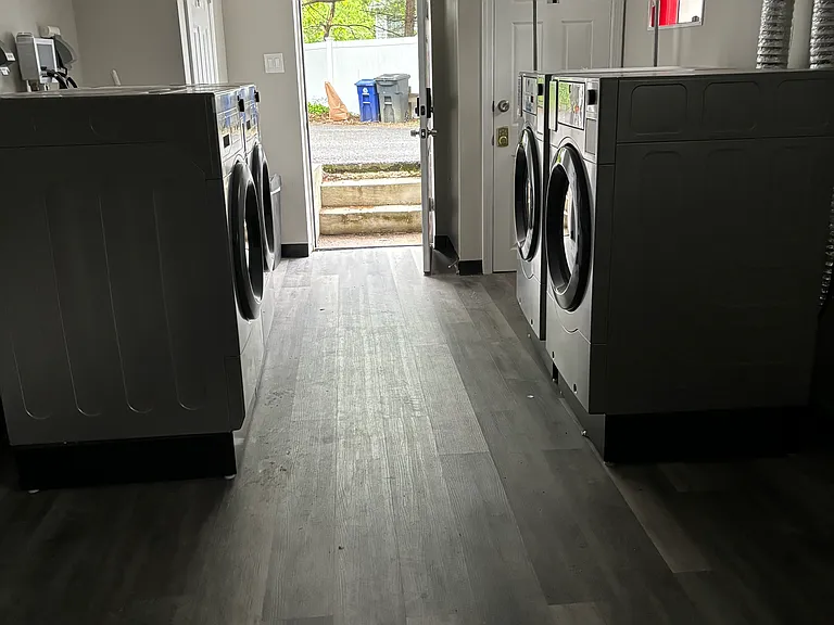Shared laundry room on the premises