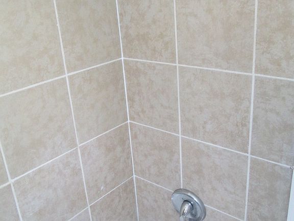 Ceramic tile shower