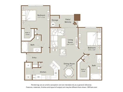 Floor plan B3R