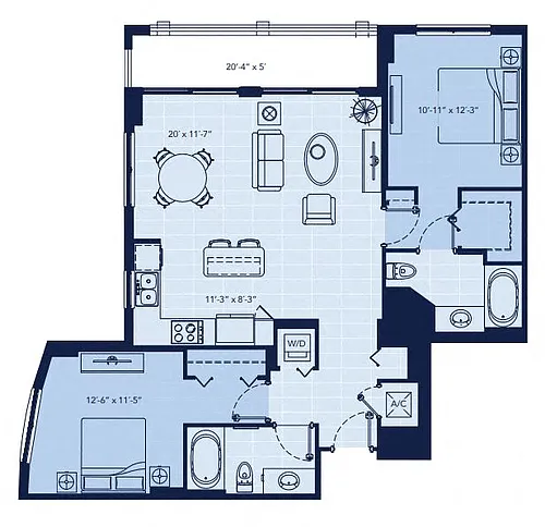 Floor plan Seabreeze - North Tower