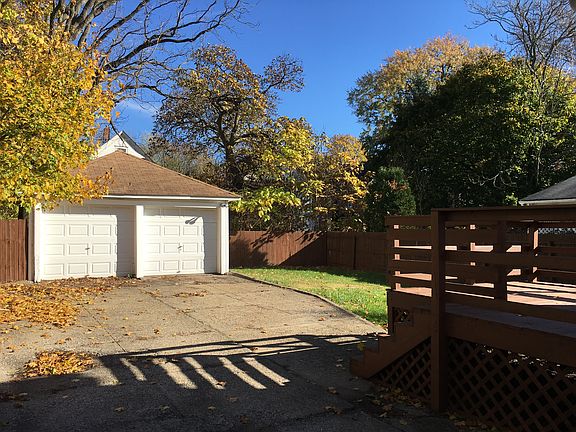Garage and Backyard