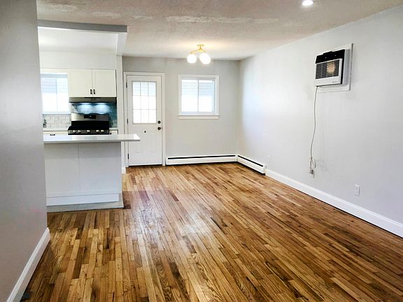 View of the dining room from the living room.