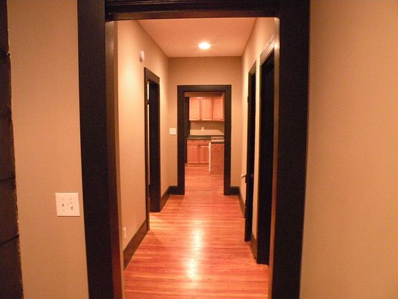 Hallway to kitchen form Living room