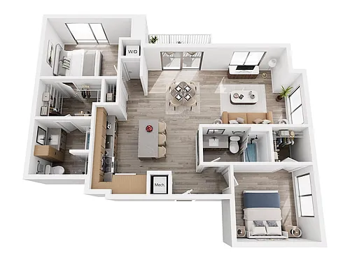 Floor plan B6