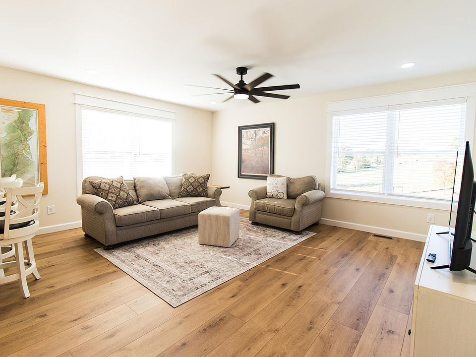 Open floor plan with large living room